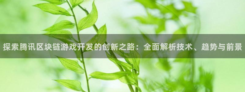 沐鸣娱乐注册平台有哪些：探索腾讯区块链游
