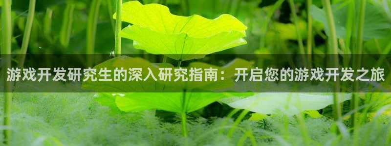 沐鸣平台注册资金多少：游戏开发研究生的深